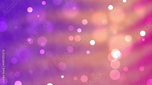 Colorful Bokeh Background with Soft Lights in Shades of Purple and Pink Creating a Dreamy Atmosphere
