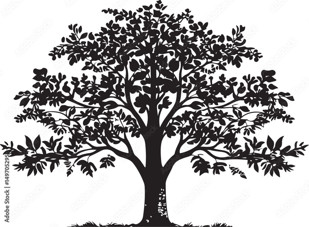 Fototapeta premium Tree Silhouette Bundle – 6 Designs
