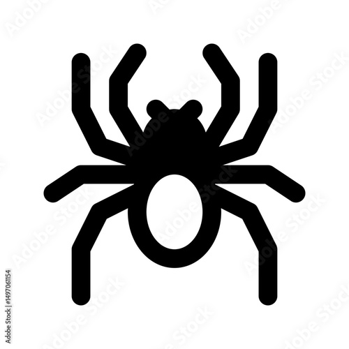 spider line icon