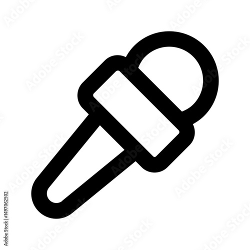 journalist line icon