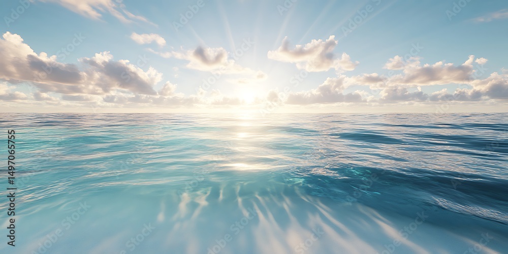 Fototapeta premium sunset over the sea