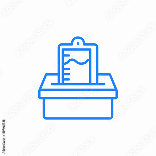 blood donation icon sign vector