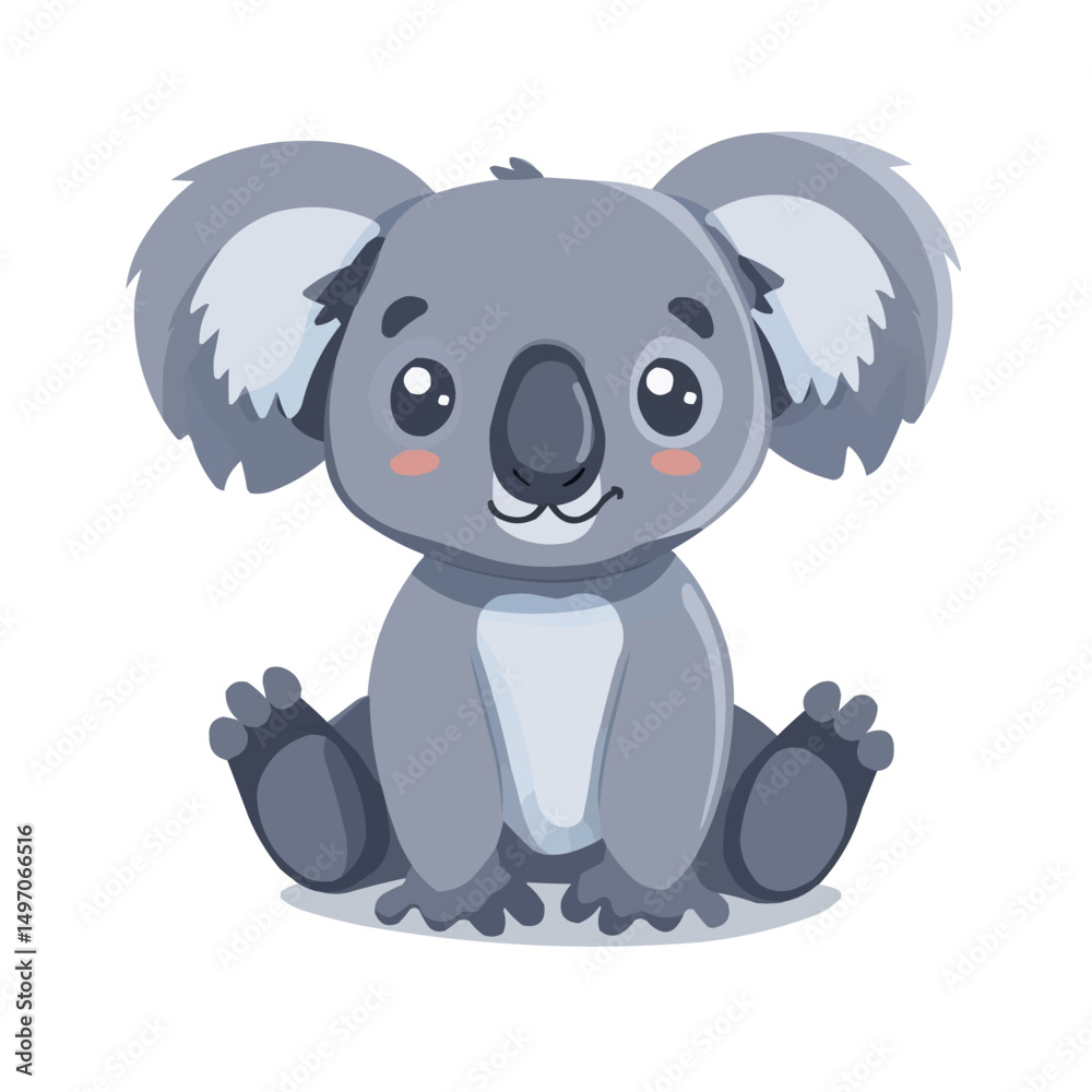 Fototapeta premium cute cartoon koala