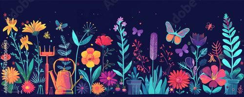 abstract floral background