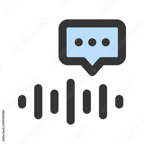 voicemail line fill icon