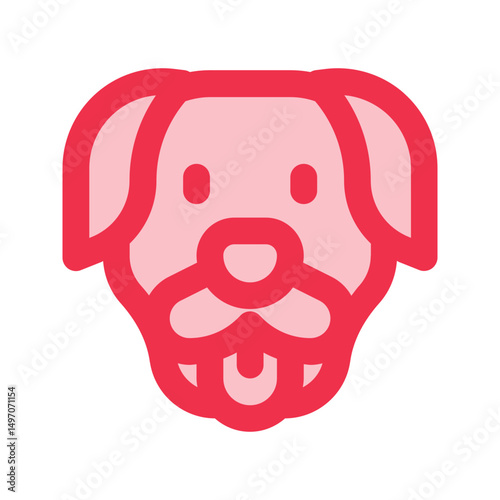 dog line fill icon