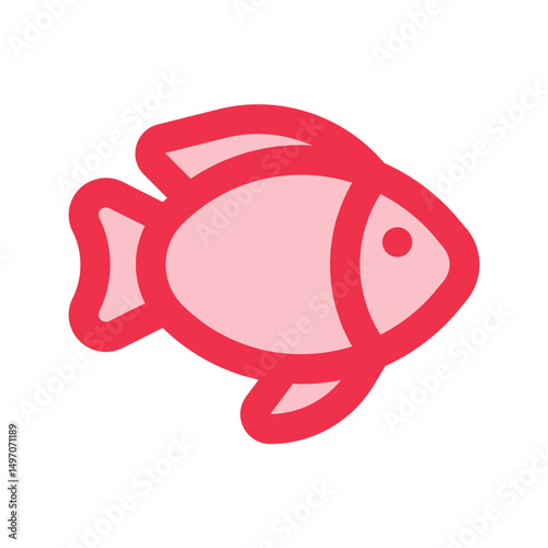 fish line fill icon