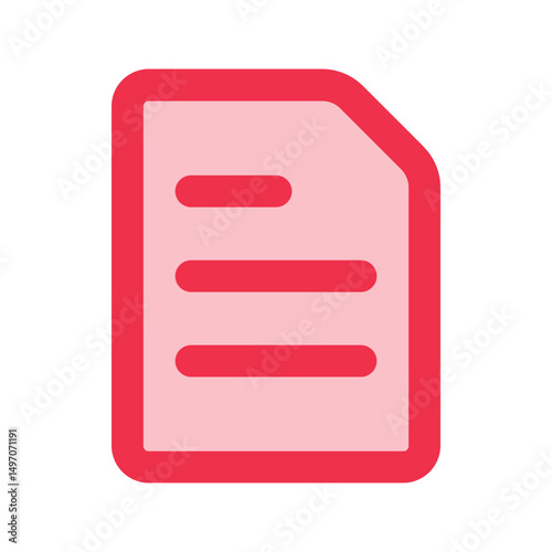 file line fill icon