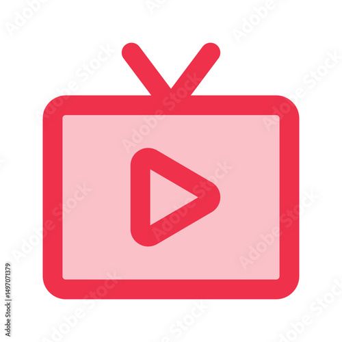 media line fill icon