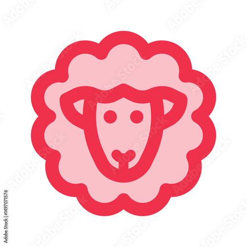 sheep line fill icon