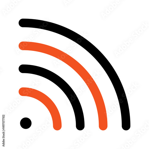 wifi line color icon