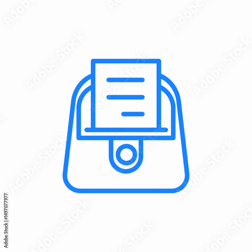 mailbox mail icon sign vector