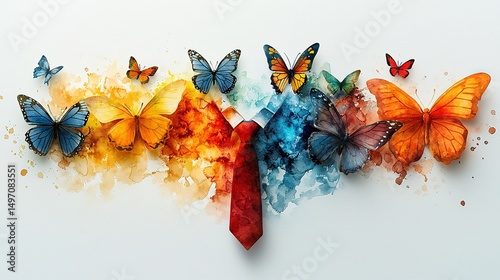 Happy Father's Day Design Elements - Hand-Drawn Watercolor Greeting Cards, Heartfelt Quotes Layout, Family Bond Scenes for Social Media & Print Crafts