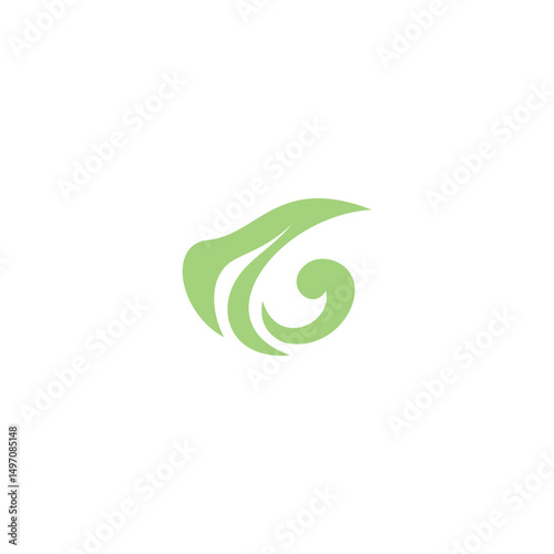 Letter G Leaf Logo Design