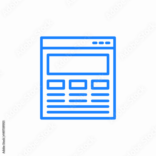 application form icon sign vector