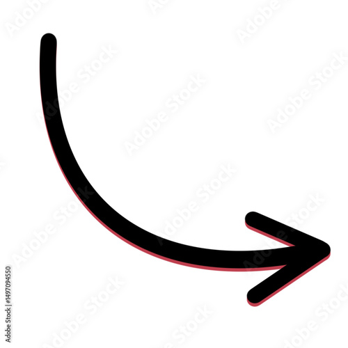 Arrow line and dots 