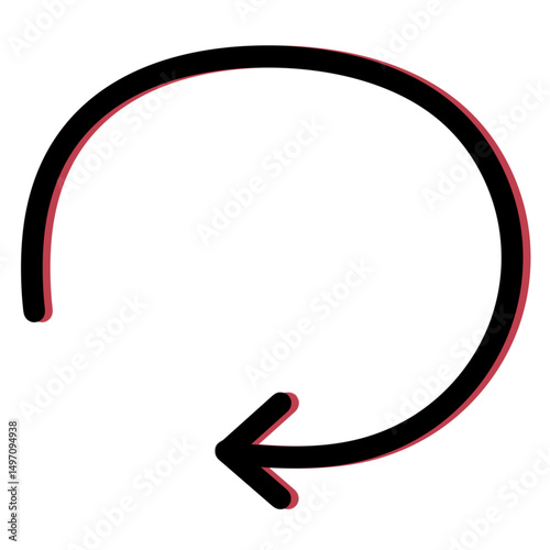 Arrow line and dots 