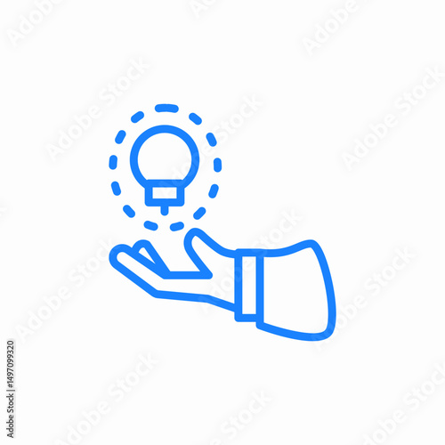 new idea icon sign vector
