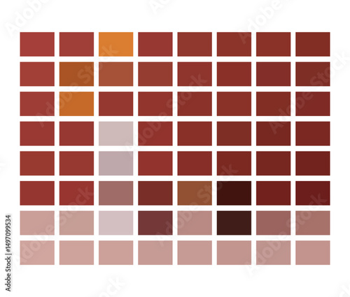  Clean minimalist palette with neutral grays, soft tints, and deep shadows. Perfect for modern design, print tests, branding, and trendy vector artwork.
