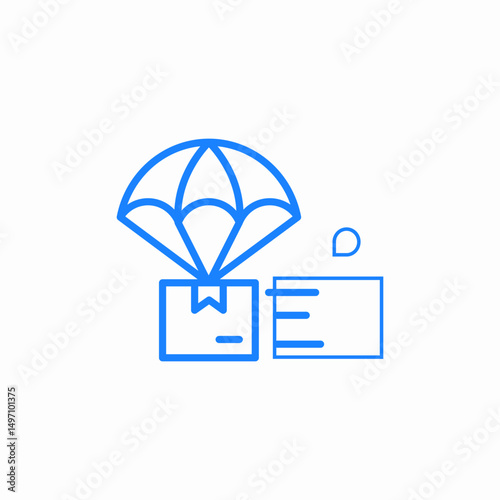 relief drop icon sign vector