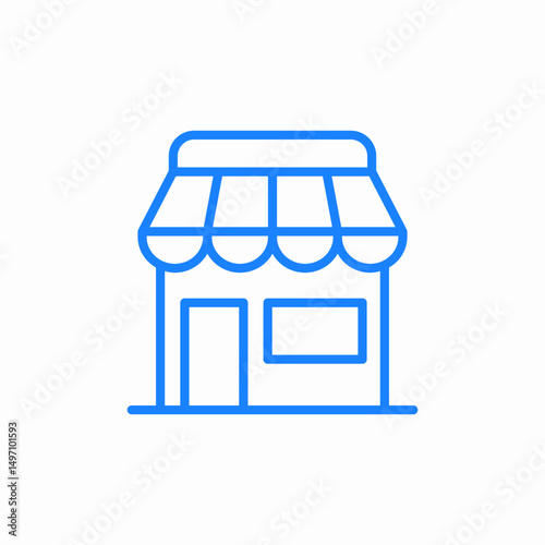 retail store icon sign vector