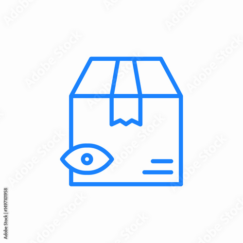 see package icon sign vector