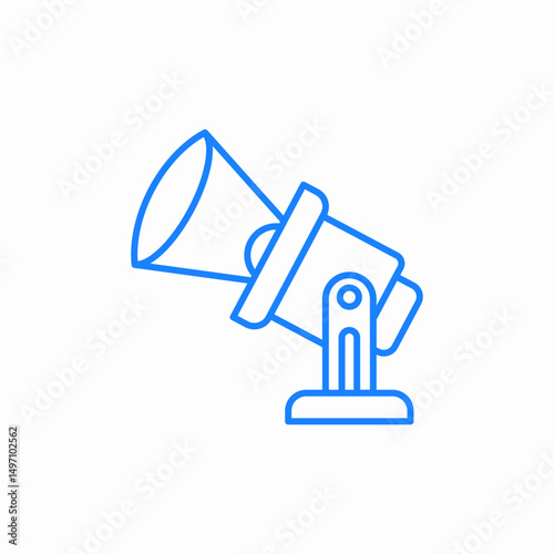 spotlight icon icon sign vector