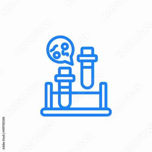 test tubes icon sign vector