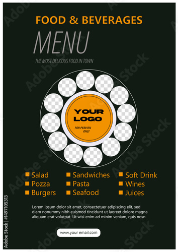 best special taste delicious deal flayer template design.