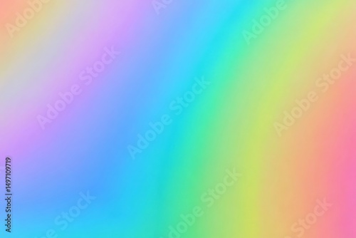 Abstract Pastel Rainbow Gradient Background for Design Projects