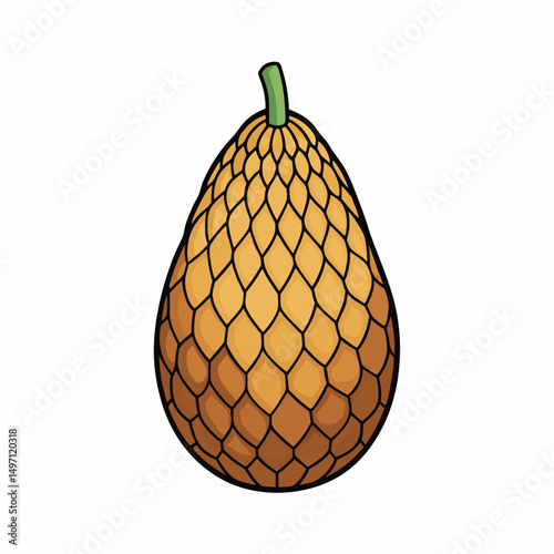pear isolated on white background