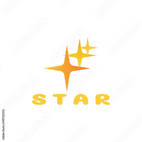 star logo icon vector illustration template design