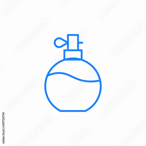perfume bottle icon sign vector