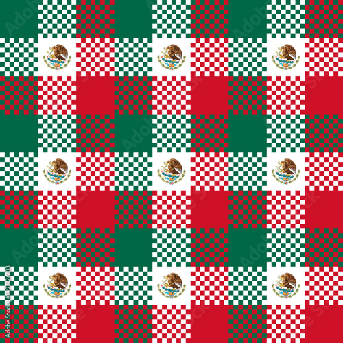 mexican pattern. plaid background for decoration and etc. vector illustration