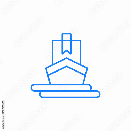 ship marine icon sign vector