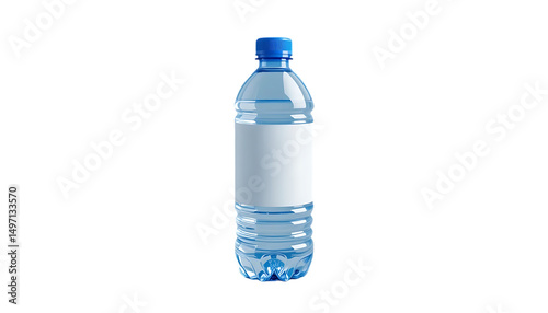     Query successful

Clear plastic water bottle with a blue cap and a blank white label, ideal for showcasing branding, product designs, or health-related content on a clean background.