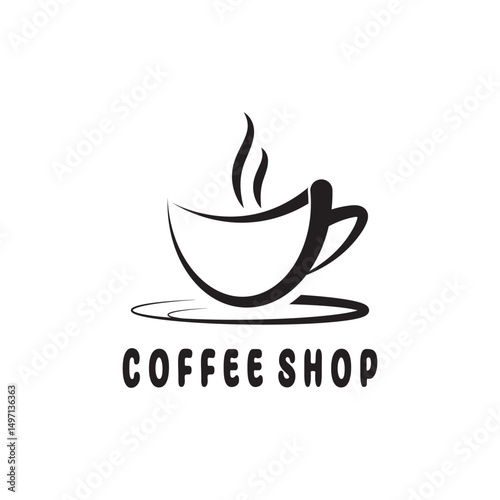 Coffee cup Logo Template vector icon illustration  design
