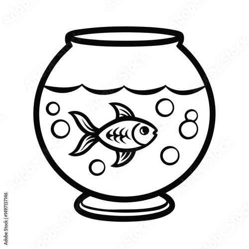 goldfish in a bowl