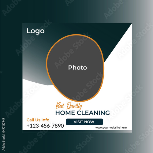 Best quality cleaning design free template 
