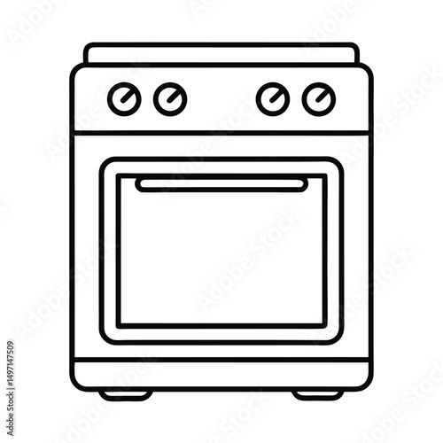 modern kitchen stove