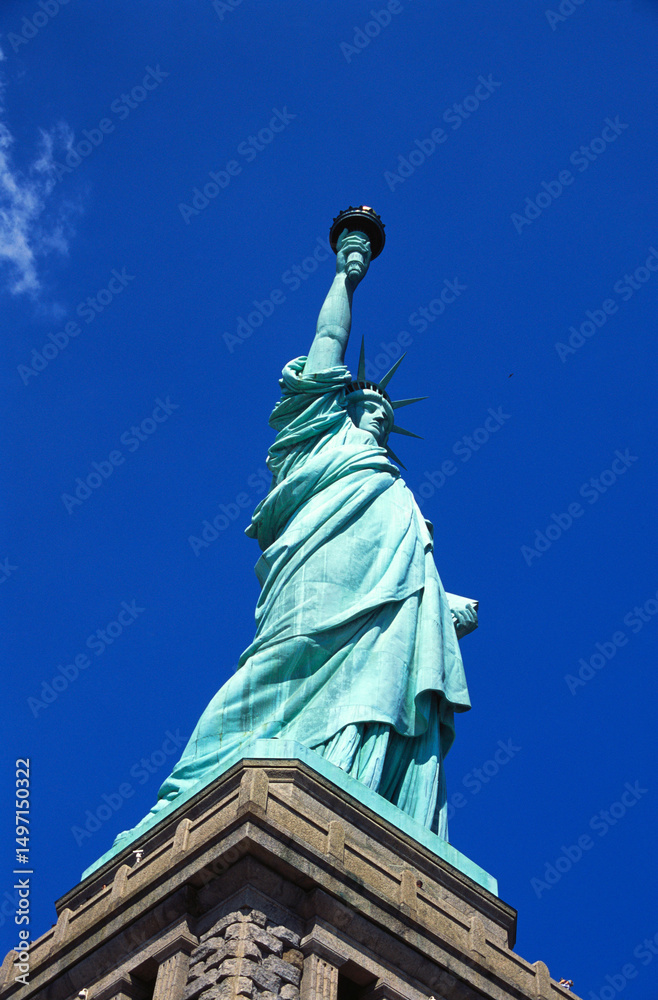 Fototapeta premium Different look at Statue of Liberty , Liberty Island , USA United States of America
