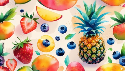 50 Summer Background Bundle 