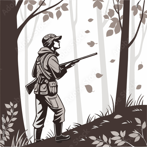 girl in the woods