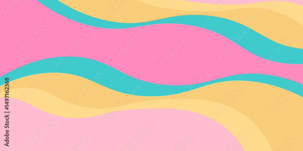 Fototapeta premium Candy pink background with free space for your content,vector ilustrtion.