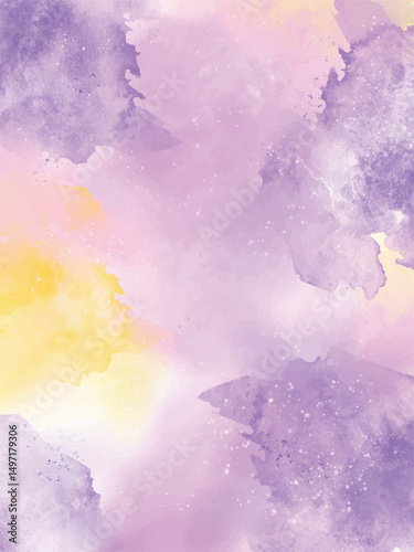 abstract cloud watercolor background illustration art