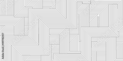 abstract black white stripe line. geometric hexagon texture background. polygon pattern. retro styled concept.