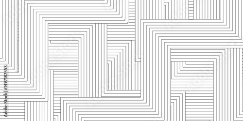 abstract black white stripe line. geometric hexagon texture background. polygon pattern. retro styled concept.