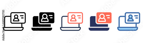 Login icon sheet multi style collection