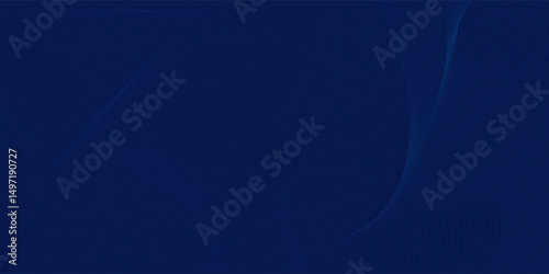 Luxury background design with diagonal abstract blue   line pattern in dark color. Vector horizontal template for business banner, premium invitation, voucher, prestigious gift certificate.
