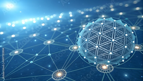 Exploring Global Networks A Generated AI Visualization of Interconnectivity